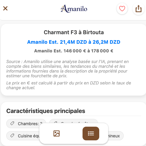 Toutes les informations importantes sur un bien