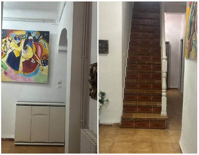 Stairs leading to upper floor in duplex in El Achour Algiers