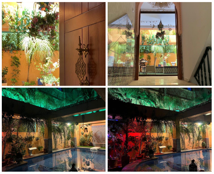 Terrasse avec piscine privée