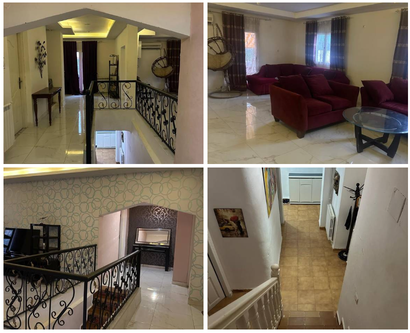 Spacious upper floor with large living room in El Achour Algiers